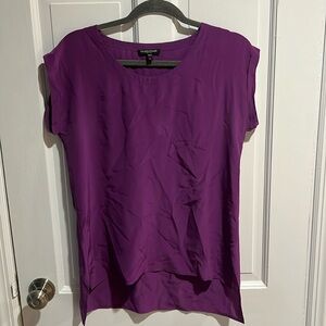 Eileen Fisher Petite 100% Silk Shirt